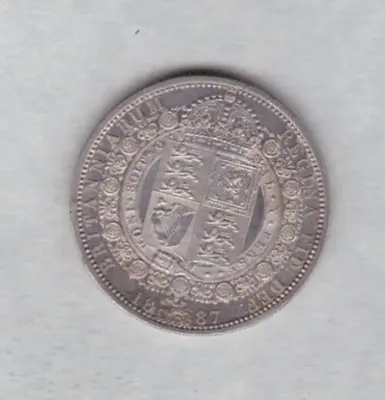 £46.50 • Buy 1887 Victoria Jubilee Head Half Crown In Extremely Fine Condition