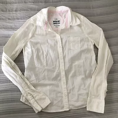 MOSSIMO SUPPLY Co. Ladies MEDIUM (36” Chest) Button Up Shirt Pocket • $12.80