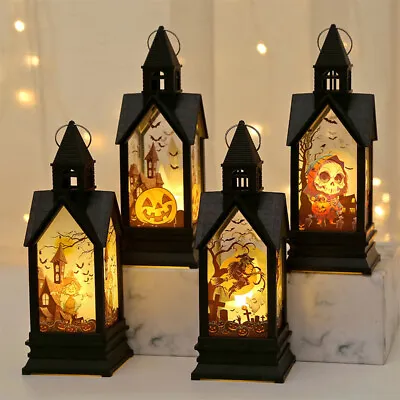 Halloween Scarecrow Light Lamp Led Lantern Party Home Props Decor Indoor Outdoor • £6.29