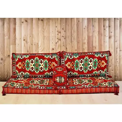 Sofa Set With SPONGE Arabic Turkish Kilim Corner  Cushion Pillows Lounge Couch • $359