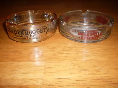 Vintage Casino Ashtray Lot (2) Golden Nugget & Caesar's Boardwalk Regency • $7.99