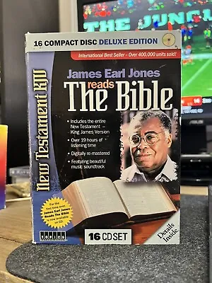 James Earl Jones Reads The Bible 2002 Compact 16 Disc MISSING 1 Disc (hebrews) • $20