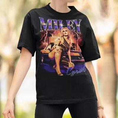 Miley Cyrus Retro T-shirt Miley Merch Gift For Fan TE3534 • $16.99