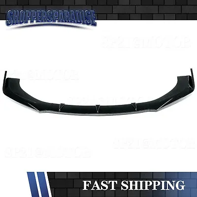 Glossy Black For Hyundai Veloster 2013-2017 Front Bumper Lip Spoiler Splitters • $55.99