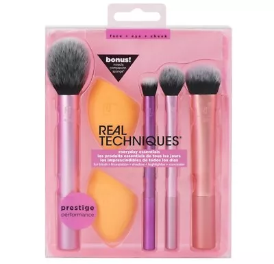 New Real Techniques Makeup Brush Set Sponge Puff Eco-Friendly Makeup Brush UK • £7.99