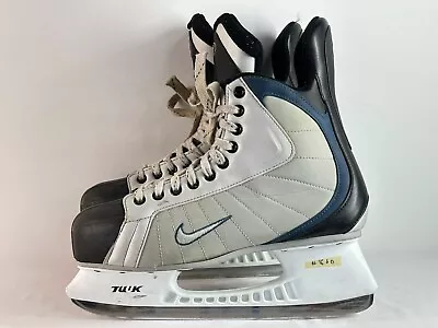 #1660 NIKE Quest V2 Ice Hockey Skates Adult 10 EE TUUK Blades Size 10.5 • $69.95