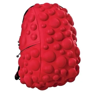 MADPAX  Full Size Backpack 3D Bubbles Spheres Circles RED • $49