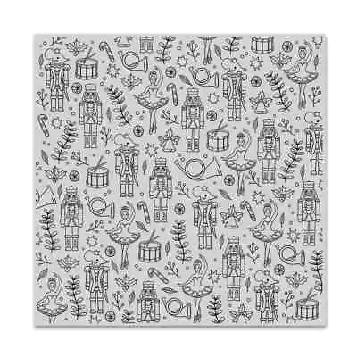 $12.95 • Buy Hero Arts  NUTCRACKER  Background Cling Bold Prints Stamp 6 X6  2022