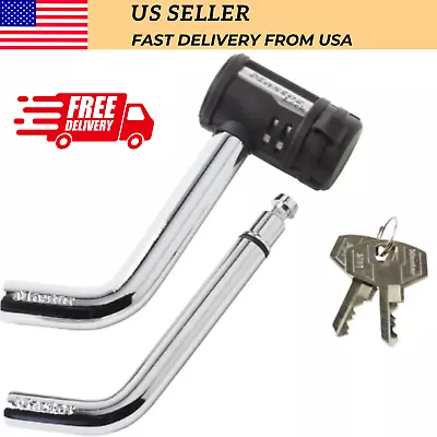 Master Lock 1/2 In And 5/8 In 2866DAT Swivel Head Receiver Lock For Class I-IV • $36.99