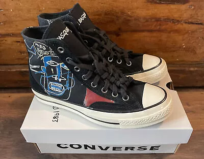 Converse Jean-Michel Basquiat X Chuck 70 HI Black Multi 172585C Men 7.5 Wmn 9.5 • $69