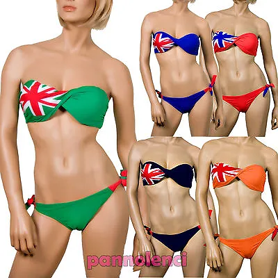 £13.79 • Buy Bikini Costume Fashion Sea UK Flag England Band Woman Brazilian 8824
