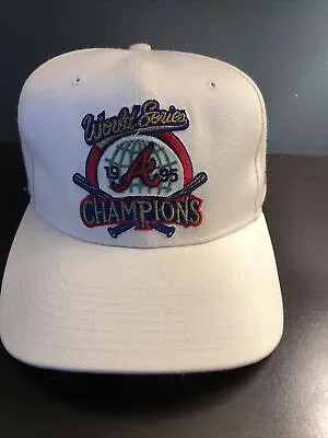 VTG New Era 1995 Atlanta Braves World Series Champs SnapBack Hat/Cap • $30