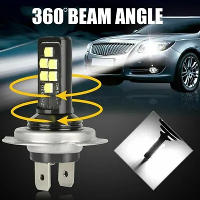 2pcs 6000K White H7 LED Car Light Car Headlight Bulbs Lamp High Low Beam 52000LM • $17.59