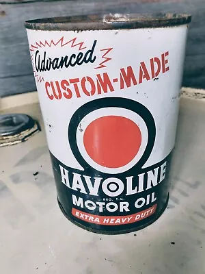 Vintage Advanced Custom Made 1 Qt Oil Can • £20.44