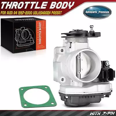 Throttle Body W/Sensor For Audi A4 Quattro 97-00 VW Passat 98-00 1.8L 058133063Q • $63.99