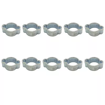 Suits Oetiker 2 Ear Hose Clamp 9mm To 11mm - Double Ear Crimp - PACK OF 10  • $18.99