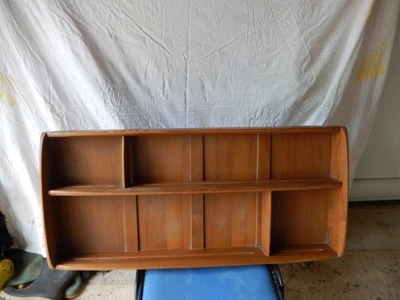 £60 • Buy Ercol Elm Wall Shelves Plate Rack 