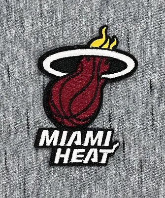 Miami Heat Embroidered Iron On Patch 2.50” X 1.75” Free Shipping • $4.49