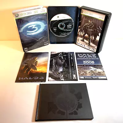 HALO 3 (2007) XBOX 360 Game - Steelcase Action Shooter War - No Game Disc *READ* • $9.97