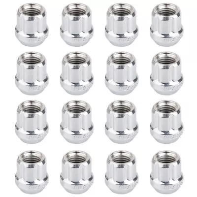 Set Motosport Alloys Spline Drive Open End Tapered Lug Nut 12mmx1.50mm Chr 16 • $29.18