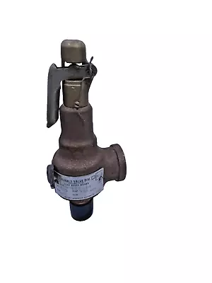 KUNKLE Model 6010 6010DC01-260  Bronze Steam Safety Relief Valve 1/2  M X 3/4  • $150