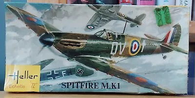 Heller 1:72 WWII Supermarine Spitfire MK1 Vintage Model Airplane Kit 080 Sealed • $19.99