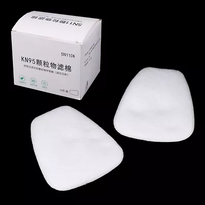 5N11 Cotton Filters Set Replaceable For 6200/7502/6800 Mask Chemical Respira-b • $6.59