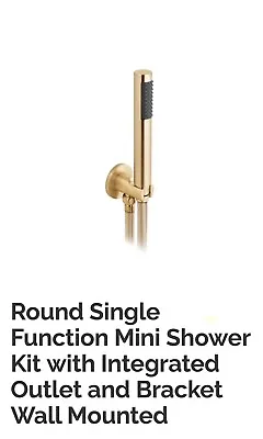 VADO - Round Shower Kit With Integrated Outlet • £20