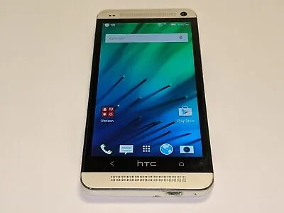 HTC One M7 HTC6500LVW 32GB Silver Verizon Wireless 4G LTE Smartphone HTC6500L • $34.99