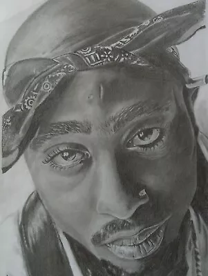 New Tupac Shakur 2Pac Music Wall Art Poster OR Canvas Size A4 To A1 • $10