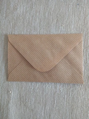 Quality 10pcs 72x110mm Ribbed Kraft Envelopes Weddings Party School Dinner Money • £0.99