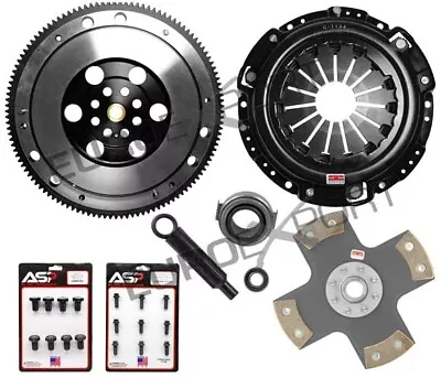 4 Puck Rigid Stage 5 Competition Clutch Flywheel Kit For Honda Prelude H22 H23  • $510