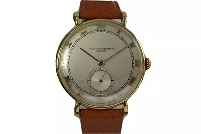 Vacheron & Constantin 18k Vintage Round 36mm Classic Large Lugs. Circa 1945-50 • $4385