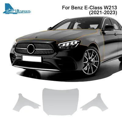 For Mercedes Benz E Class 2021-2023 Hood Pre-Cut Paint Protection Clear Film PPF • $179.99