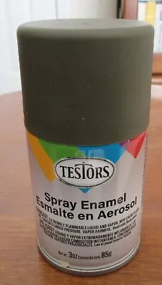 Testors Model Master FLAT OLIVE DRAB Enamel Spray Paint Can  3 Oz. 1265 • $9.65