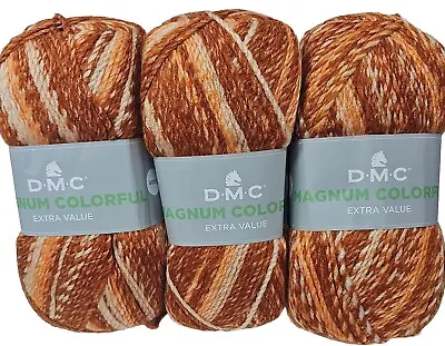 £8 • Buy D M C MAGNUM Chunky Wool Knitting Beautiful Coiled Copper 1.2kg