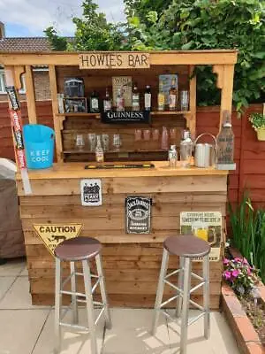 Garden Bar Man Cave Tiki Bar Shed Best Bar Ebay Top Sale • £279