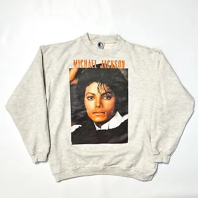 Vintage Michael Jackson Sweatshirt Beige Size M • $24.99