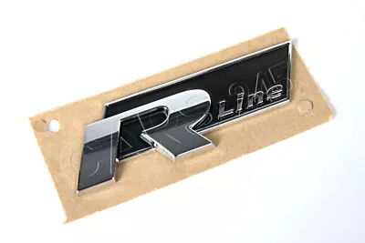 $49.69 • Buy Genuine VW CC Passat Touareg Beetle Golf 2009- R Line Side Badge Emblem