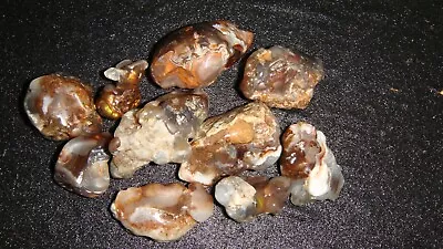Old Mexican Fire Agate Partially Tumbled Parcel  1/2  Pound • $12.50