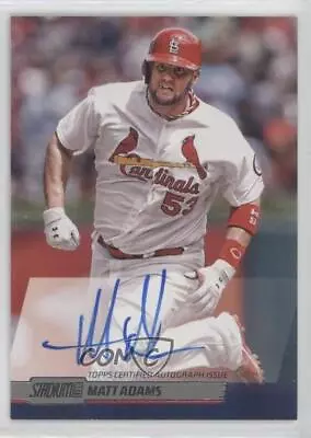 2014 Topps Stadium Club Auto Matt Adams #SCA-MA Auto • $2.84