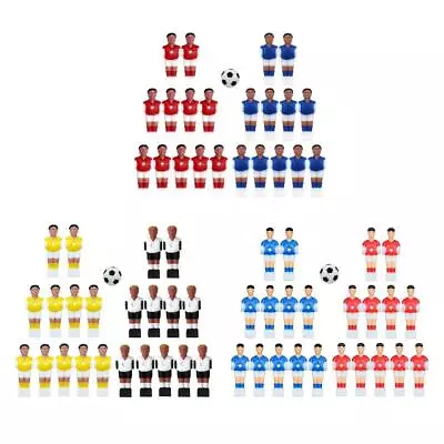 22pcs Mini Foosball Men Soccer Table Top Guys Man Football Players Accessory • £22.70