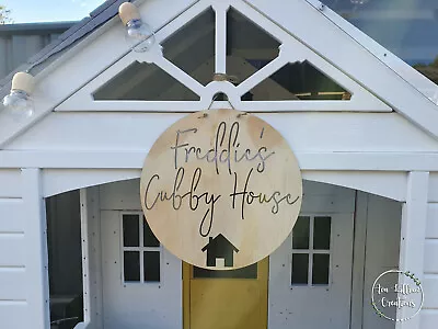 Personalised Wooden Name Wall Plaque Sign For A Child's Shop Kitchen Cubby House • $25