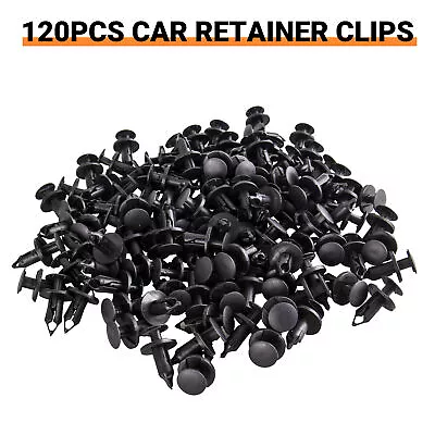 120Pcs 8mm Bumper Fastener Clips Vehicle Rivets Retainer Clips For Ford Buick • $9.59