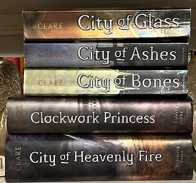 Set Of 5 The Mortal Instruments Series Books Cassandra Clare 1-5 City Mixed Lot • $7.87