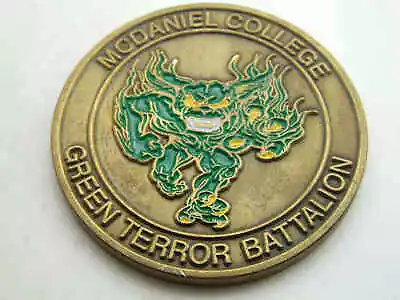 Mcdaniel College Green Terror Battalion Challenge Coin • $48