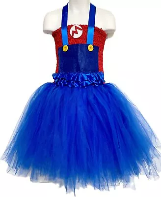 Child’s Handmade Super Mario Bros. Tutu Pretend Play Dress Up Party Costume 6/6x • $13.99