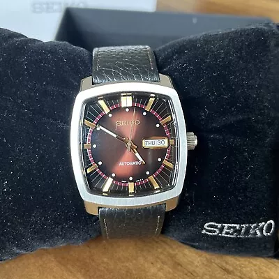 SEIKO Automatic RECRAFT Brown Dial Brown Leather Men's Watch - SNKP25 MSRP: $275 • $88