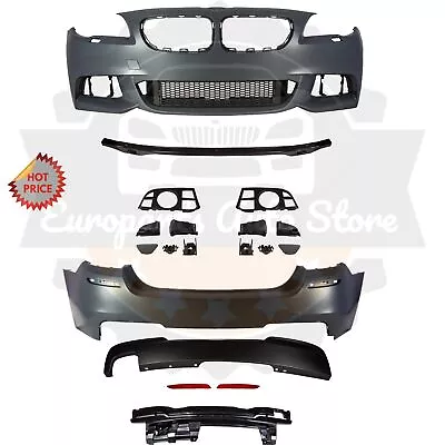 Bmw F10 Mtech Front & Rear Complete Bumper Kit For 14+ Bmw F10 Sedan W/o Pdc 528 • $998