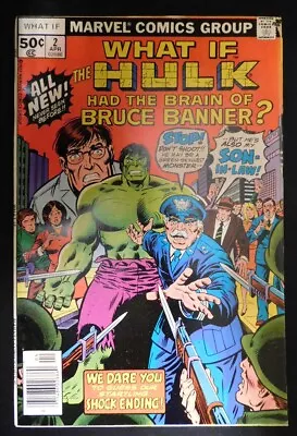 What If 2 Vol.1 Marvel Comic Hulk Had Brain Of Bruce Banner Thomas 1977 Fn+ • $10